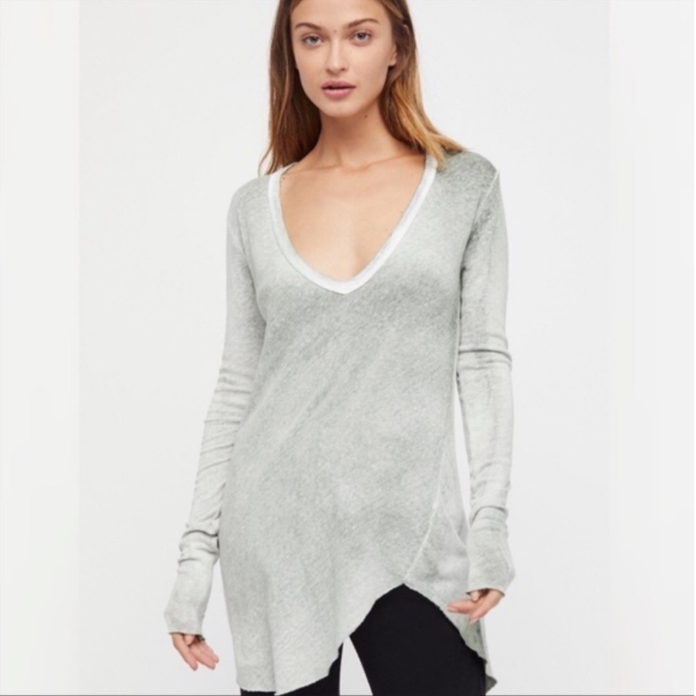 We The Free Tie-dye Tunic Long Sleeve Tee